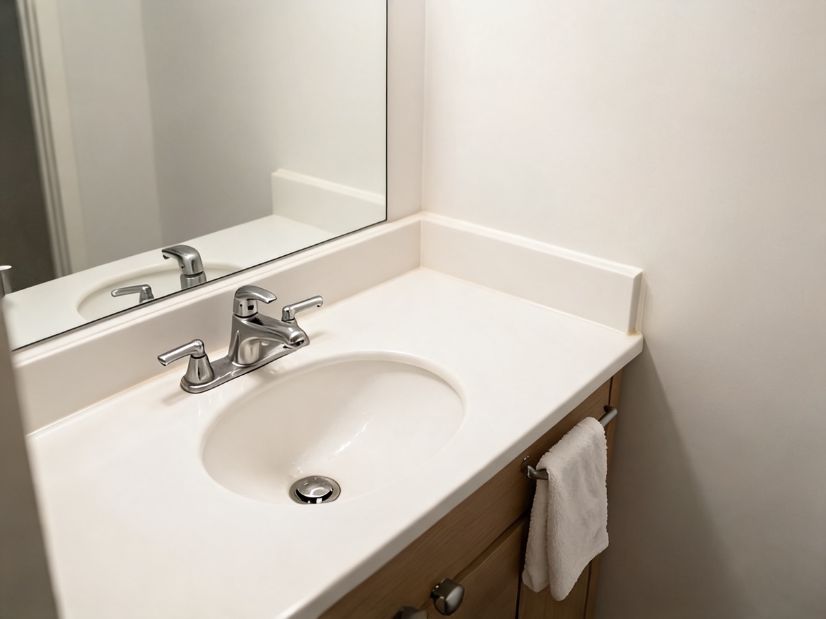 Bathroom after cleaning
