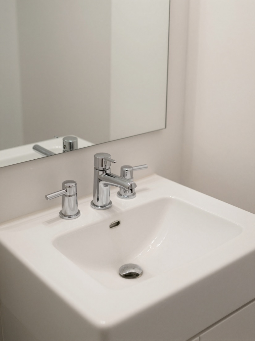 Sparkling clean bathroom