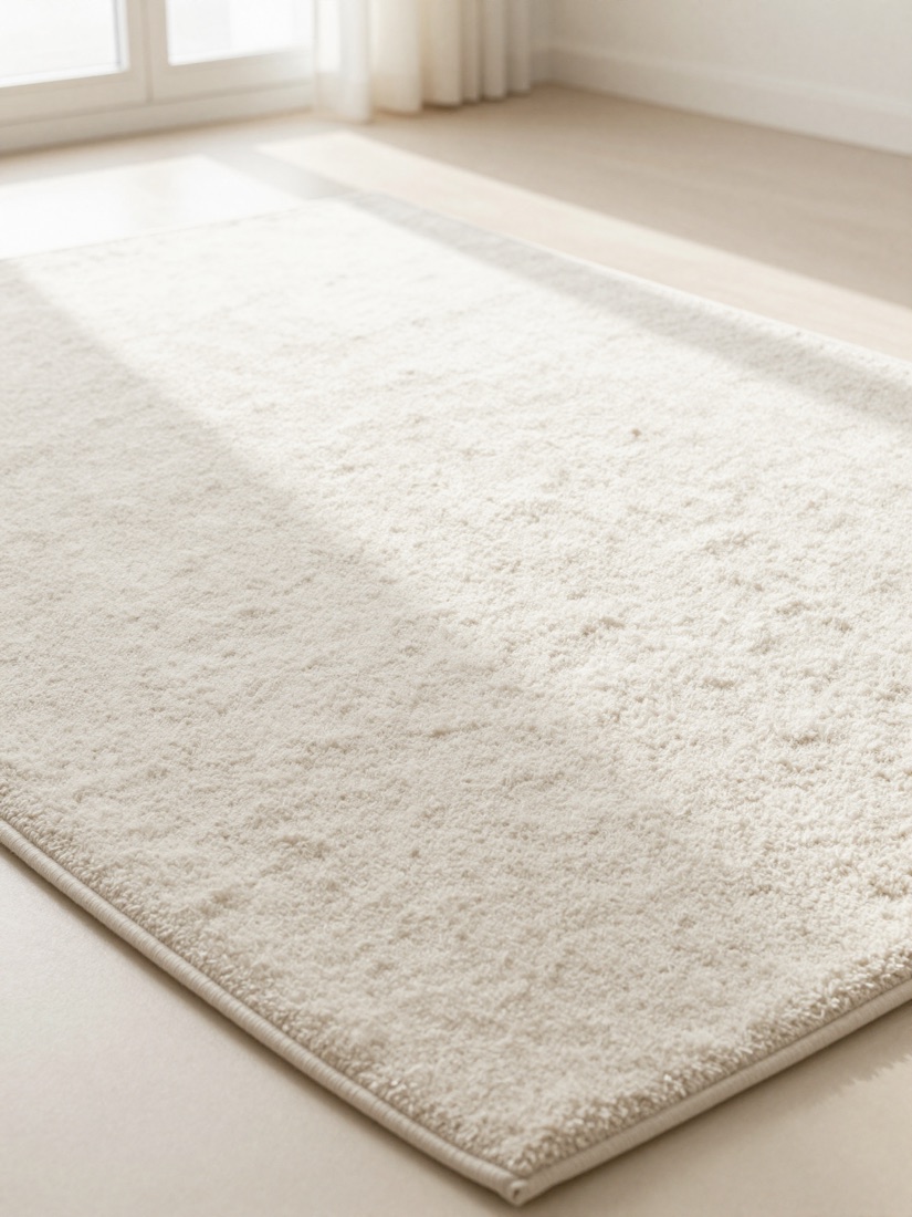 Freshly cleaned plush carpet